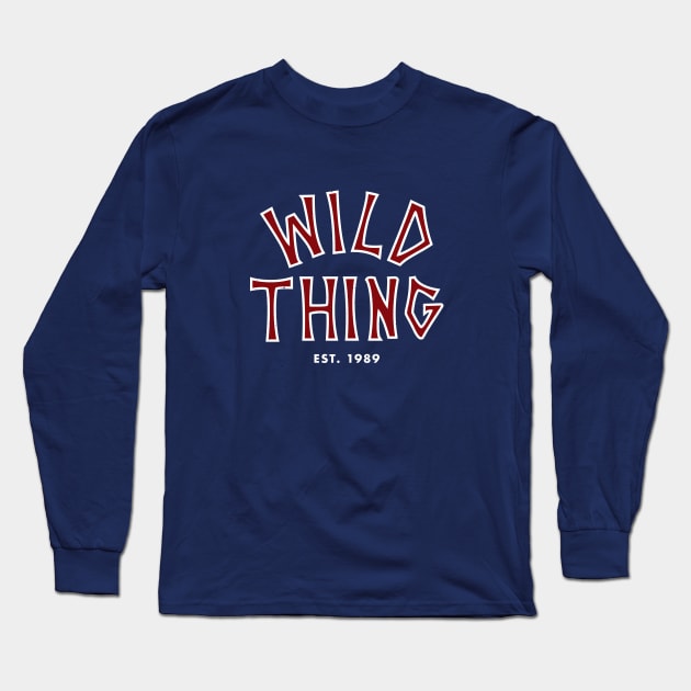 Wild Thing - Est. 1989 vintage logo Long Sleeve T-Shirt by BodinStreet